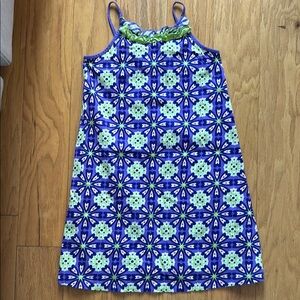 Hanna Andersson Purple and Green Sundress size 10